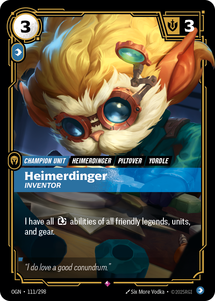 漢默丁格-發明家 / Heimerdinger, Inventor