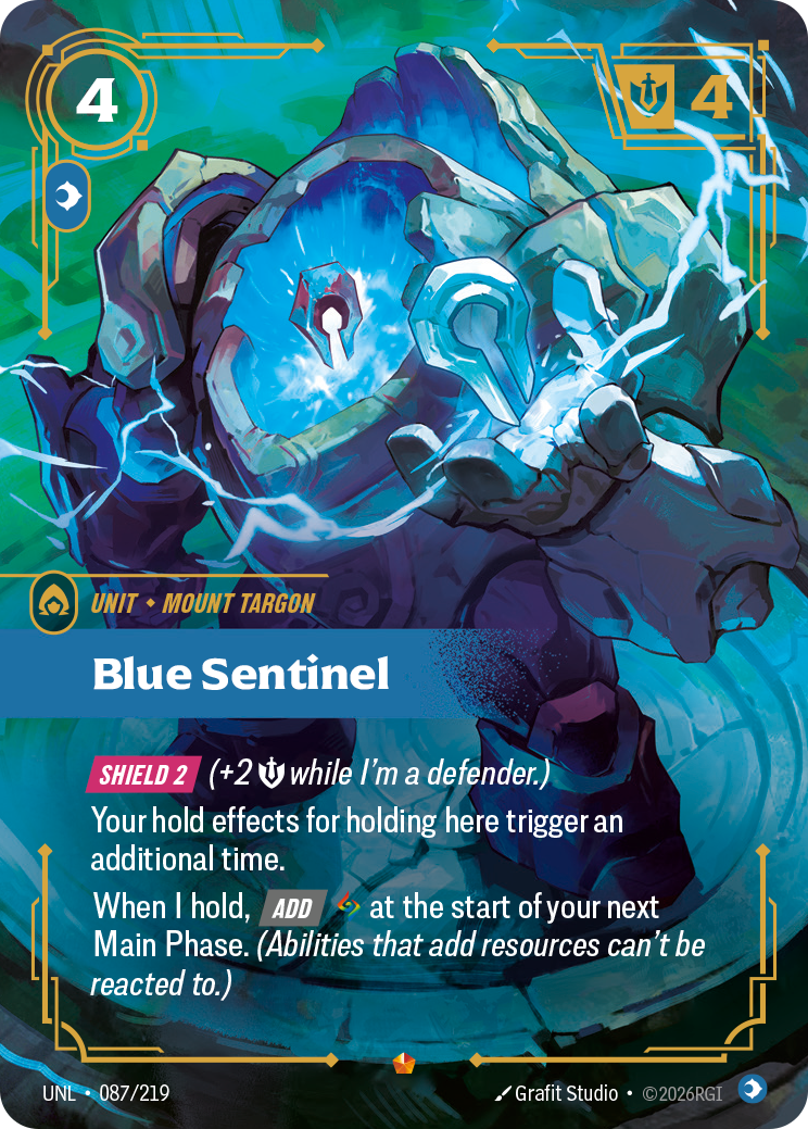 蒼藍雕紋魔像 / Blue Sentinel