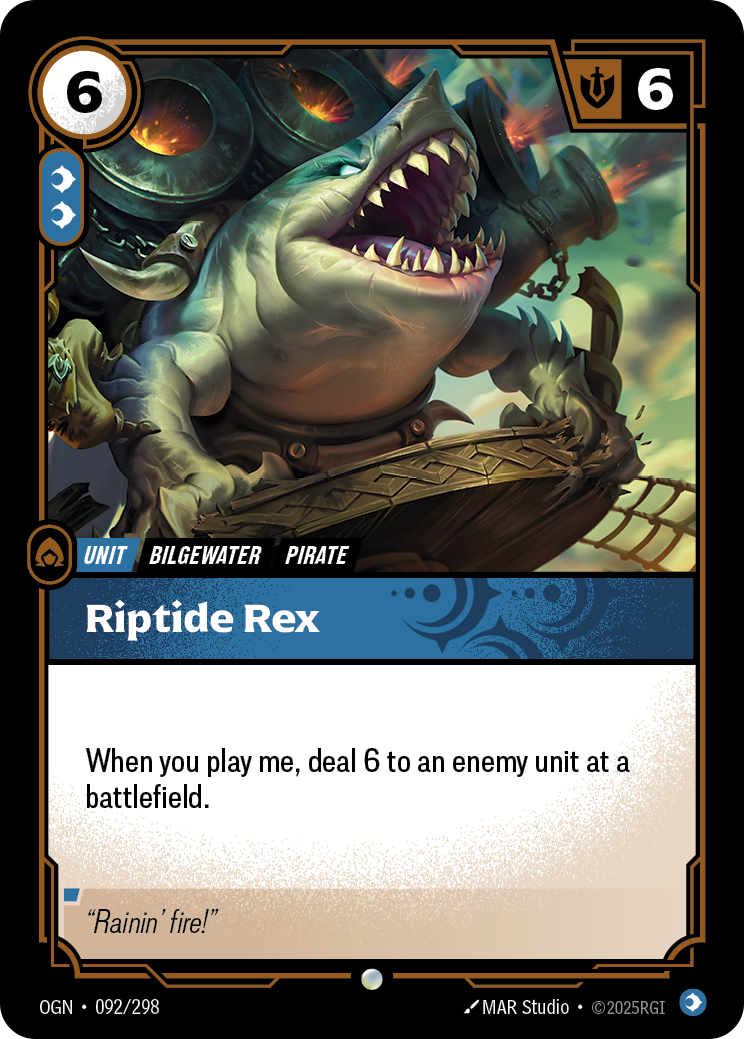 怒濤狂鯊砲 / Riptide Rex