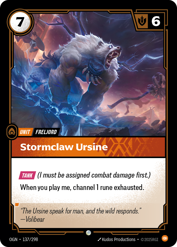 雷爪巨熊 / Stormclaw Ursine