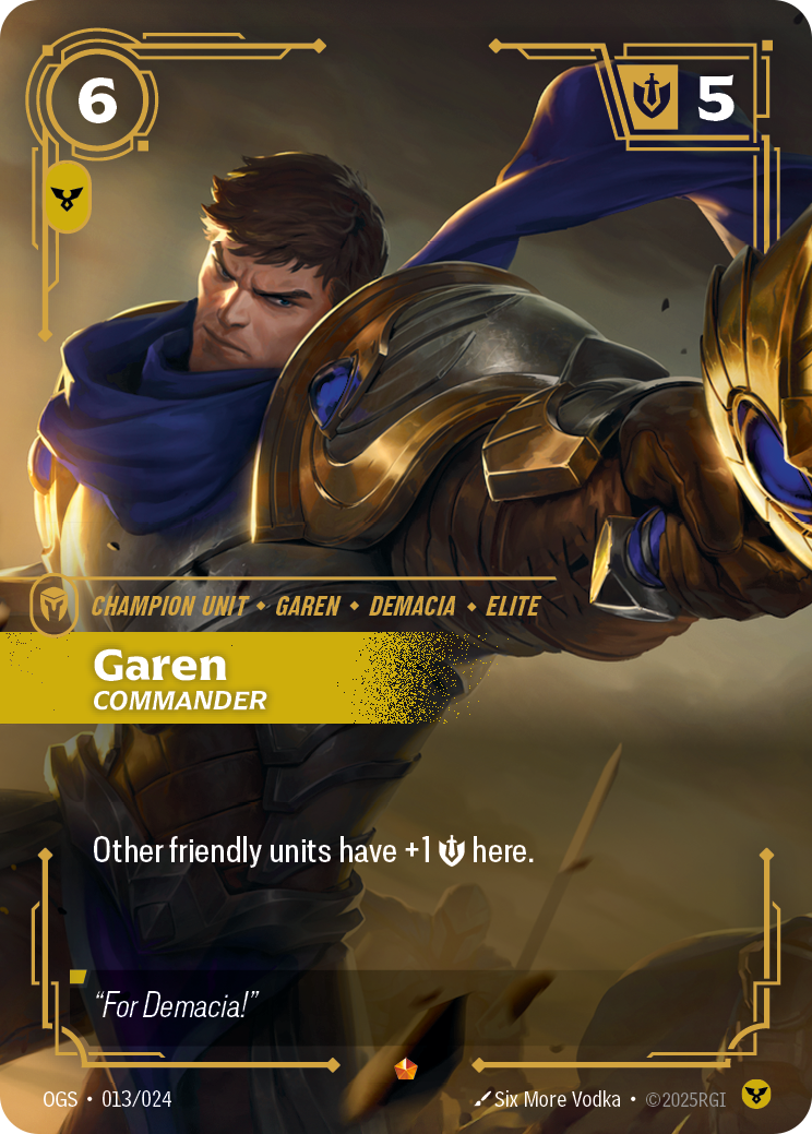 蓋倫-劍尉長 / Garen, Commander