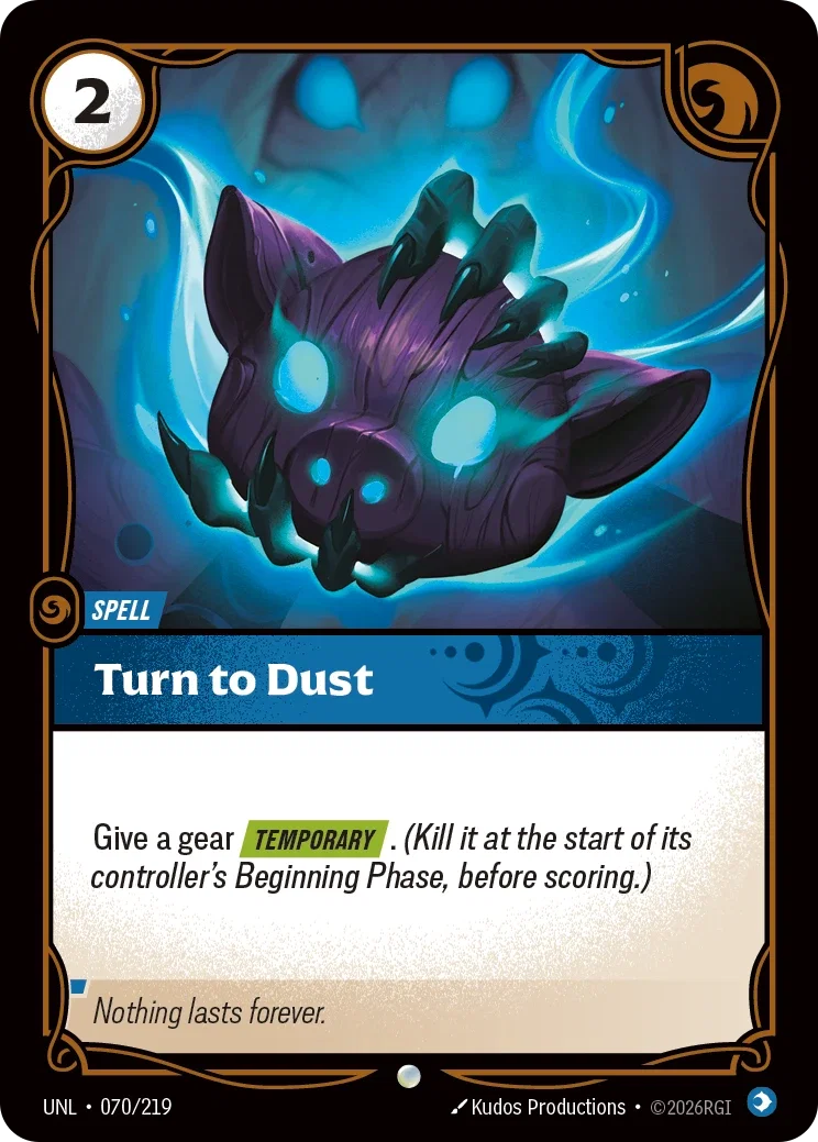 Turn to Dust